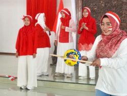Sambut HUT Ke-81 Kemerdekaan RI, Kader TP PKK Bojonegoro Gelar Tanam Bibit Sayur dan Lanjut Fun Game