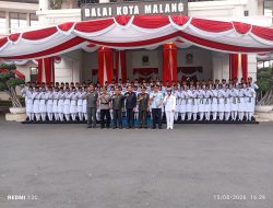 Wali Kota Malang Kukuhkan Paskibraka 2026, Tekankan Nasionalisme dan Karakter Generasi Muda