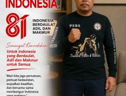 Keluarga Besar Duta Peristiwa Sampaikan Ucapan HUT ke-81 RI, Teguhkan Semangat “Indonesia Berdaulat Adil dan Makmur”