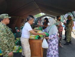 Sambut HUT ke-81 TNI dan HUT ke-76 Kodam IV/Diponegoro, Kodim Blora Gelar Bazar Murah