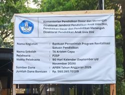 Revitalisasi TK Kristen Cepu Disorot, Diduga Abaikan K3 dan Keterbukaan Informasi