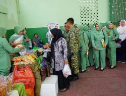 Sambut HUT ke-81 TNI, Kodim Bojonegoro Gelar Bazar Murah untuk Rakyat