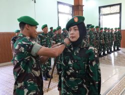 Dandim 0721/Blora Minta 63 Prajurit yang Naik Pangkat Tingkatkan Profesionalisme dan Tanggung Jawab
